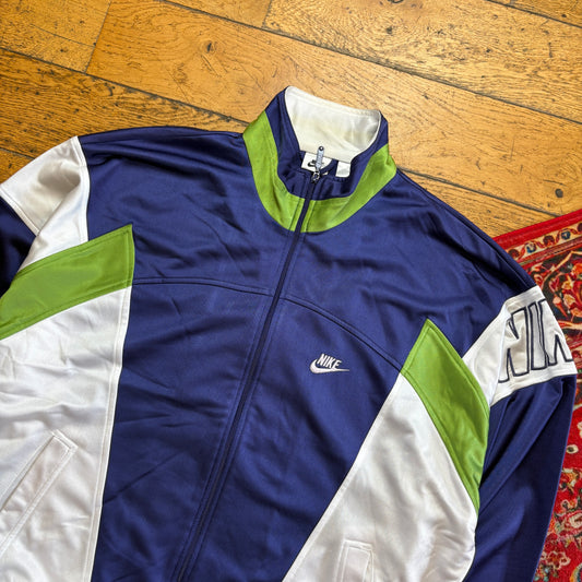 Vintage Nike Navy Tracksuit Track Jacket - L