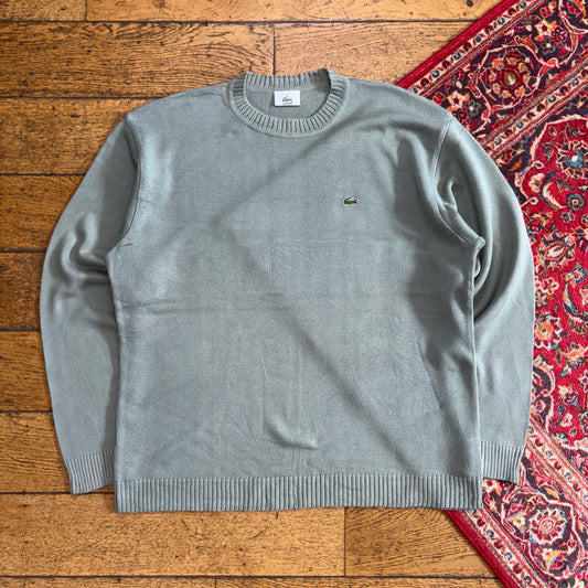 Vintage Lacoste Green Fisherman Knit Jumper - L