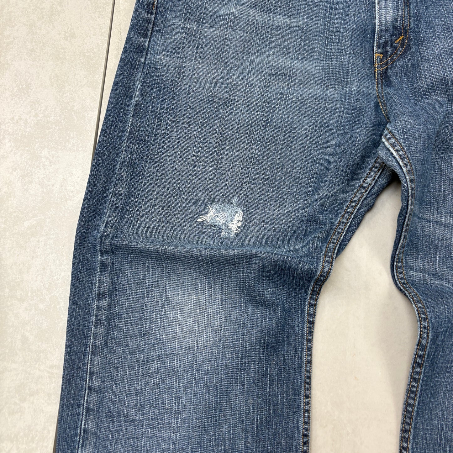 Vintage Levis 569 Baggy Blue Denim Jeans - 38