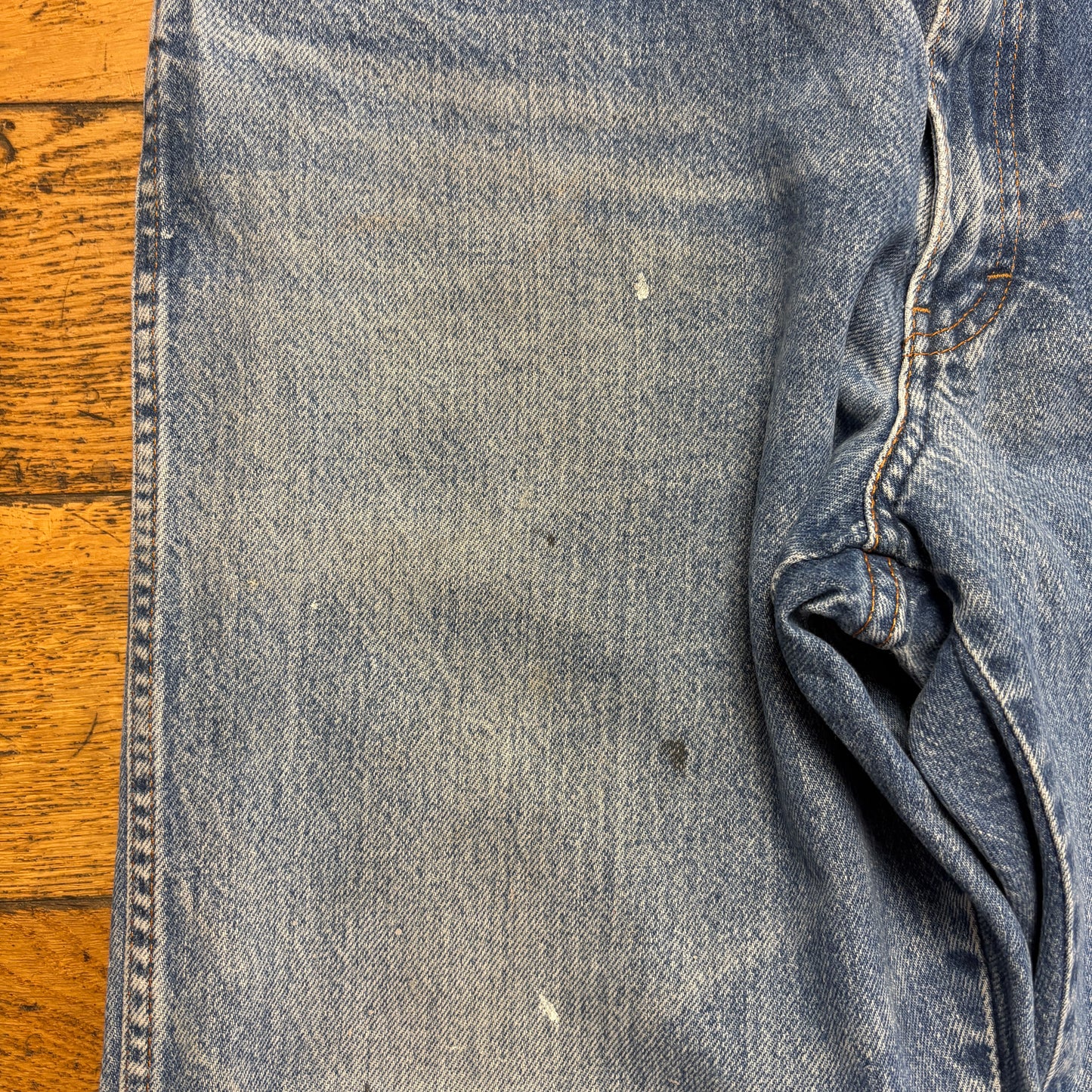 Vintage Dickies Workwear Carpenter Baggy Blue Jeans - 38S