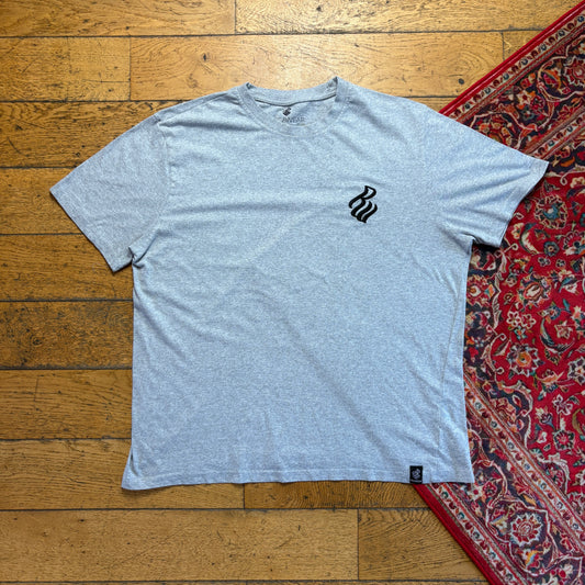 Vintage Rocawear Grey Embroidered Hip Hop Graphic T-Shirt - 2XL