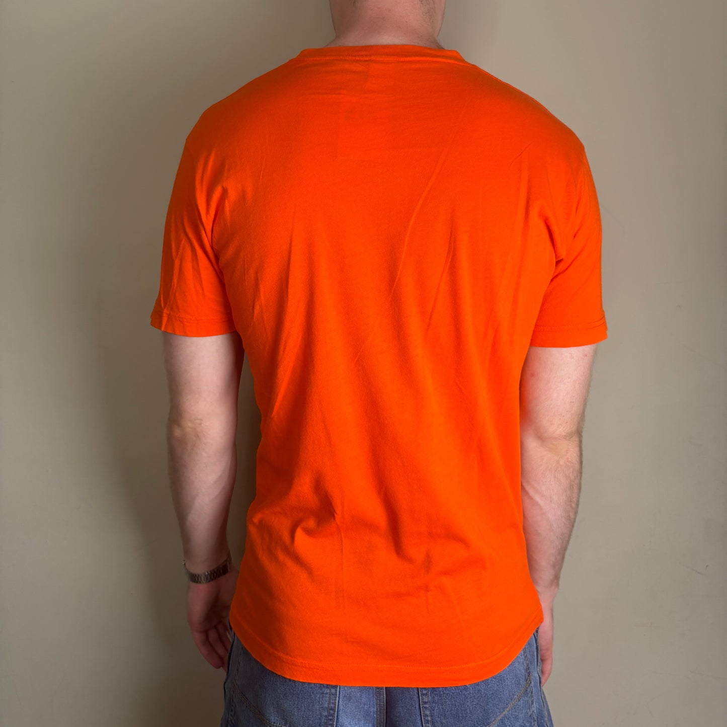 Vintage Jesus is My Homeboy Funny Slogan Orange Graphic T-Shirt - S