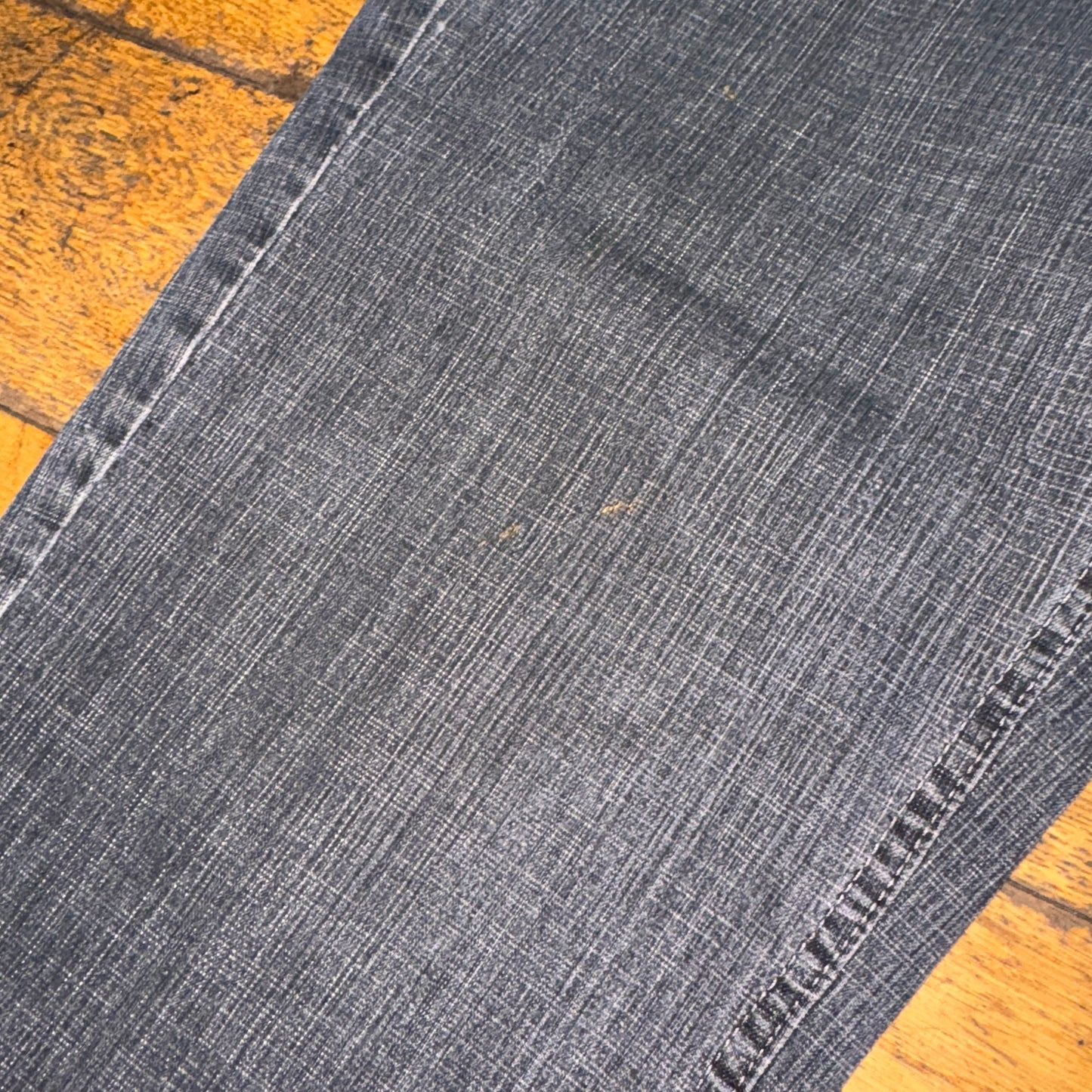 Vintage Grey Denim Shorts - 40