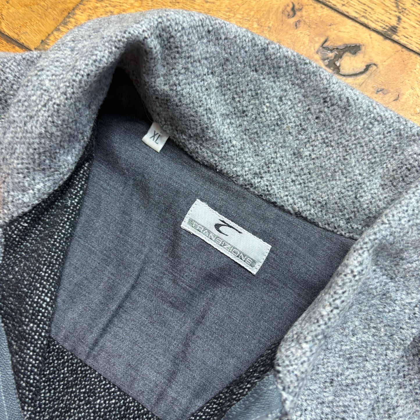 Vintage Grey Shirt Jacket Shacket - L
