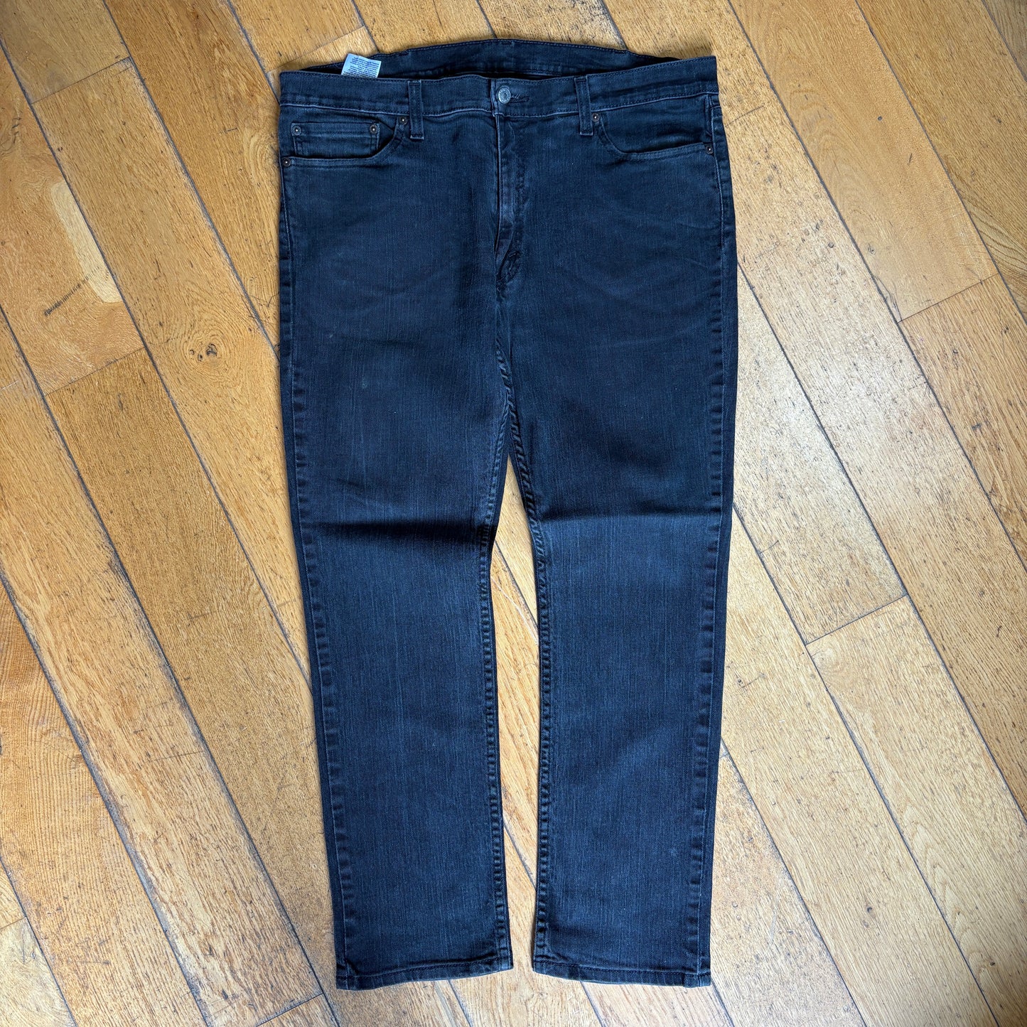 Vintage Levis 511 Slim Black Denim Jeans - 38