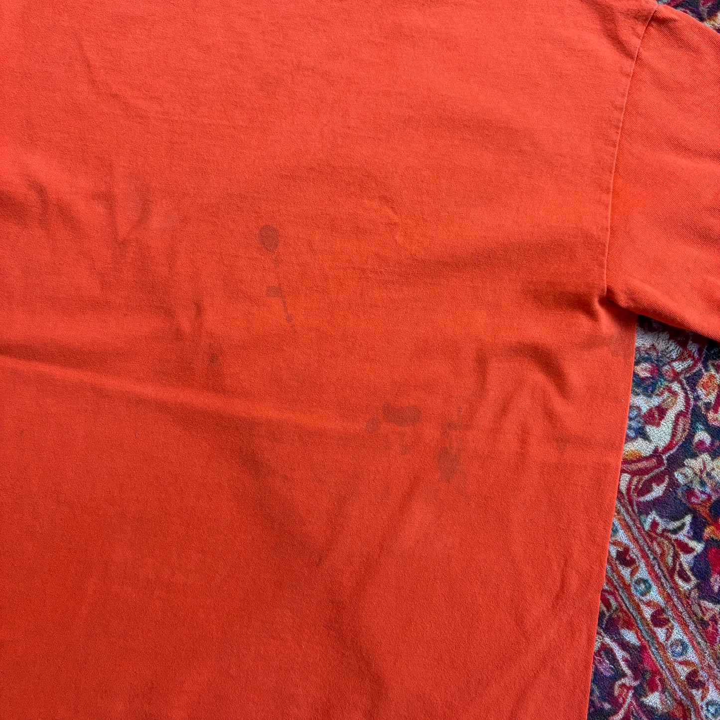 Vintage Thrasher Skate and Destroy Orange Graphic T-Shirt - XS