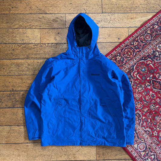 Vintage Marmot Blue Hiking Gorpcore Waterproof Jacket Coat - L