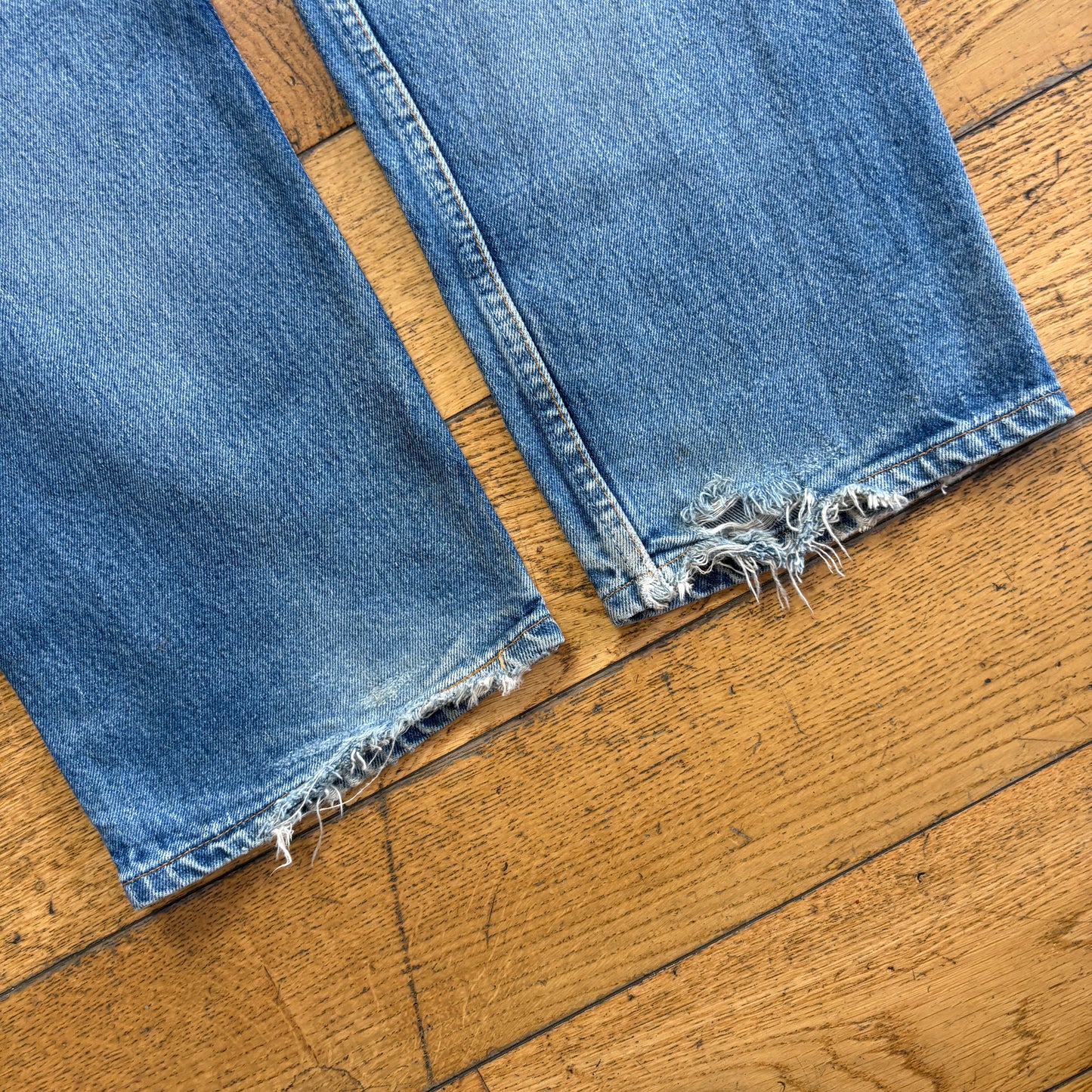 Vintage Levis 501 Straight Blue Denim Jeans - 34R