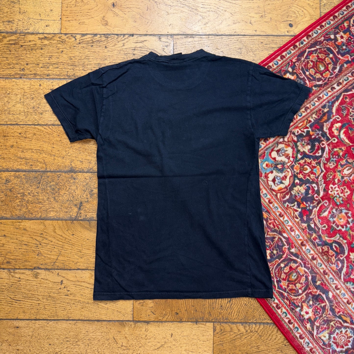 Vintage Thrasher Black Skate Flames Womens Graphic T-Shirt - XS