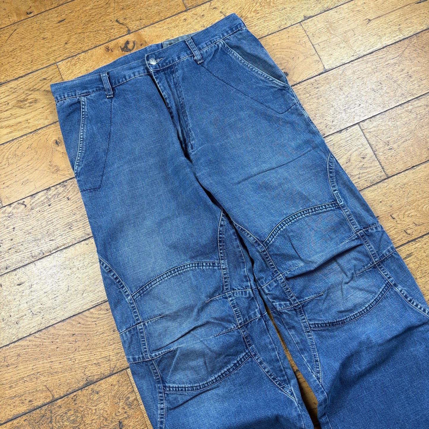 Vintage Diesel Baggy Blue Jeans - 31
