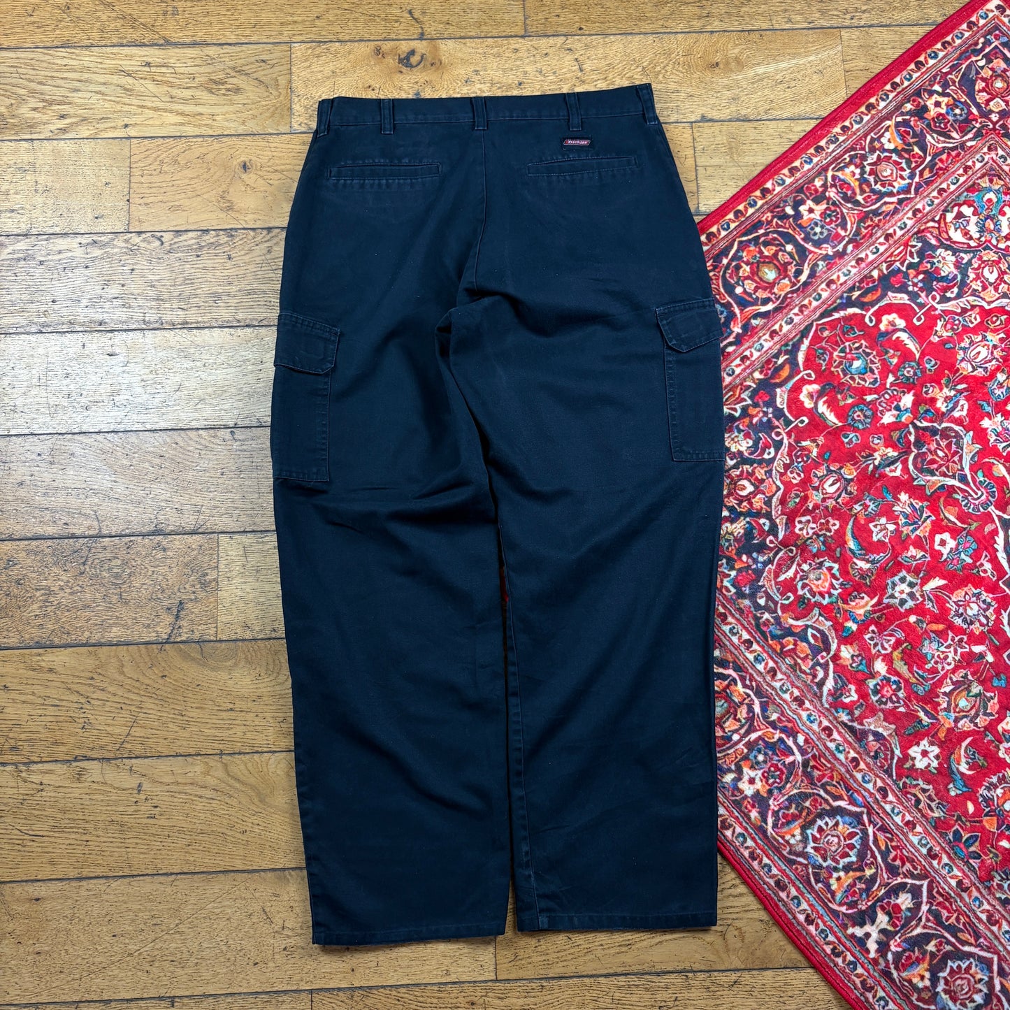 Vintage Dickies 874 Skate Black Trousers - 34