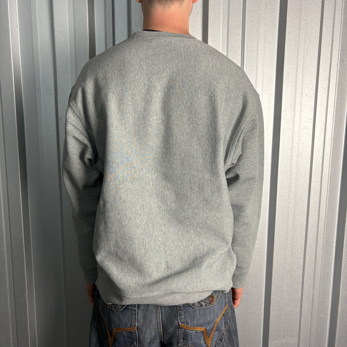 Carhartt WIP Grey Embroidered Sweatshirt - XL