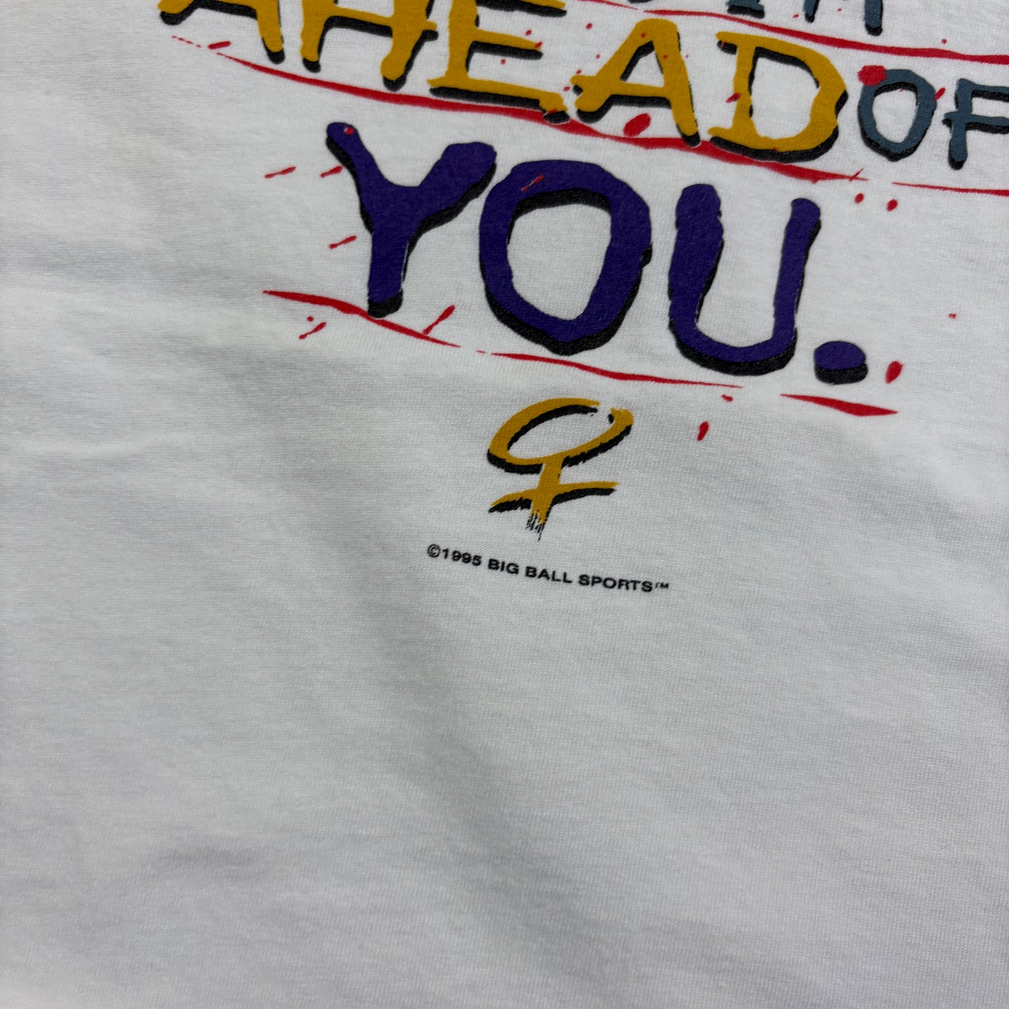 Vintage 1995 Girls Dominate White Funny Single Stitch Graphic T-Shirt - XL