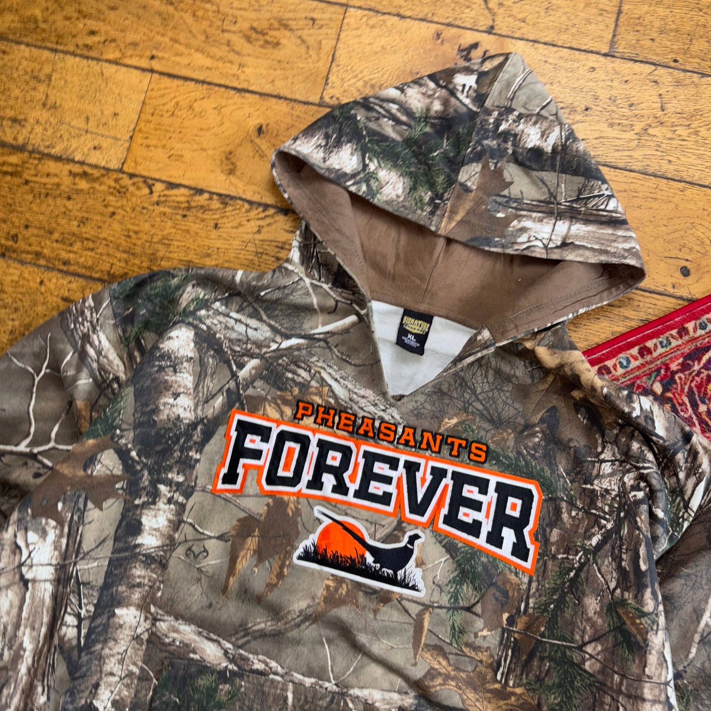 Vintage Realtree Camo Green Hoodie Sweatshirt - 3XL