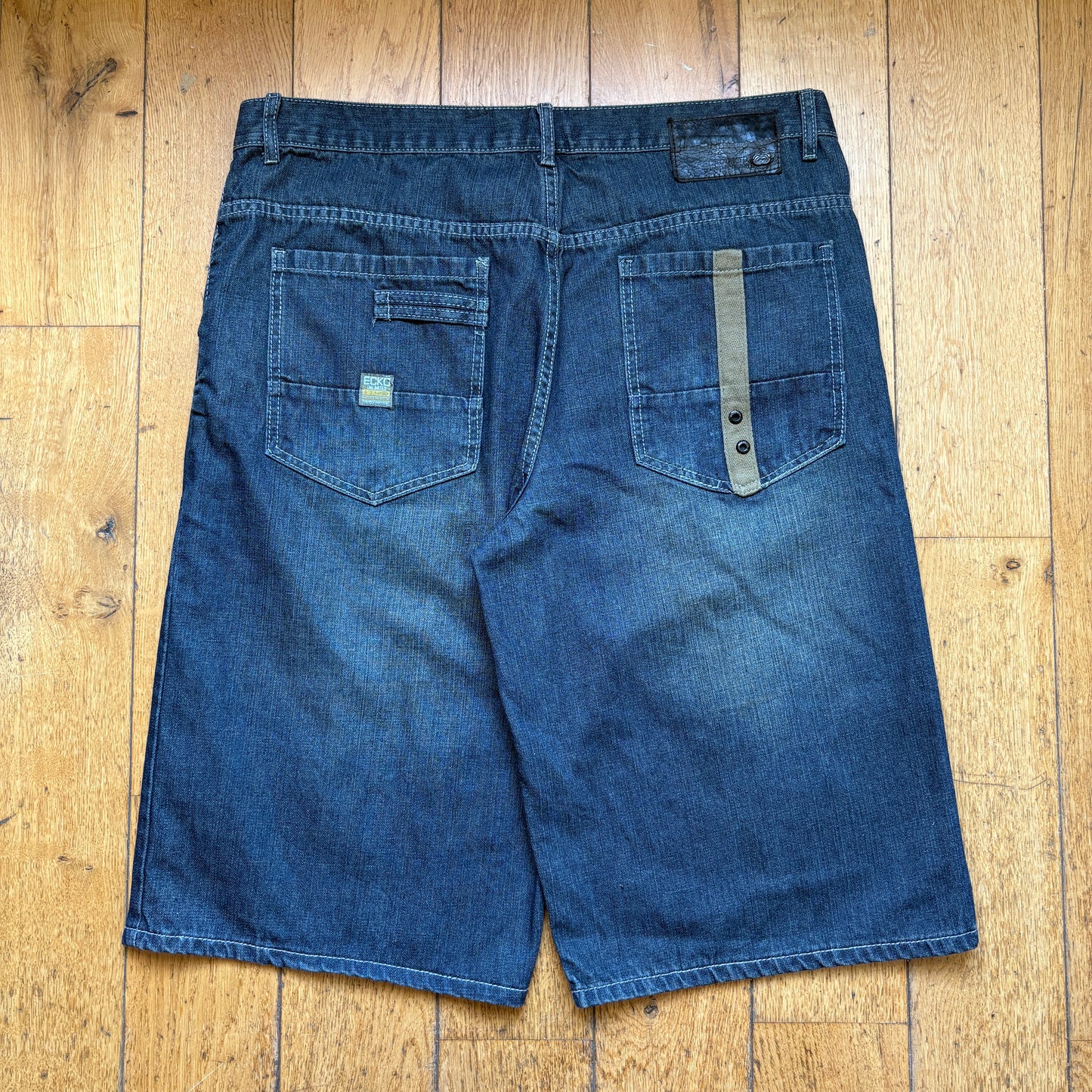 Vintage Ecko Unltd Embroidered Hip Blue Hop Baggy Shorts Jorts - 38
