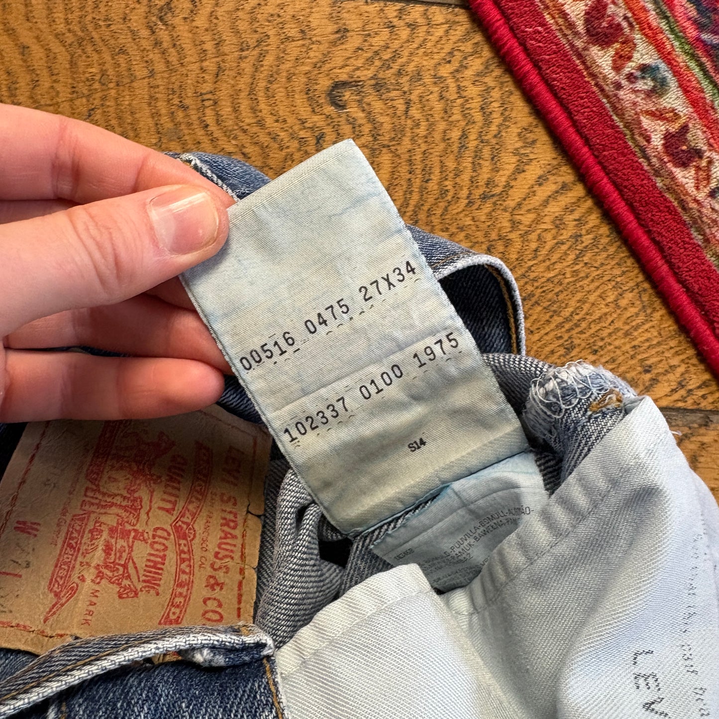 Vintage Levis 516 Bootcut Blue Denim Jeans - Size 8/10