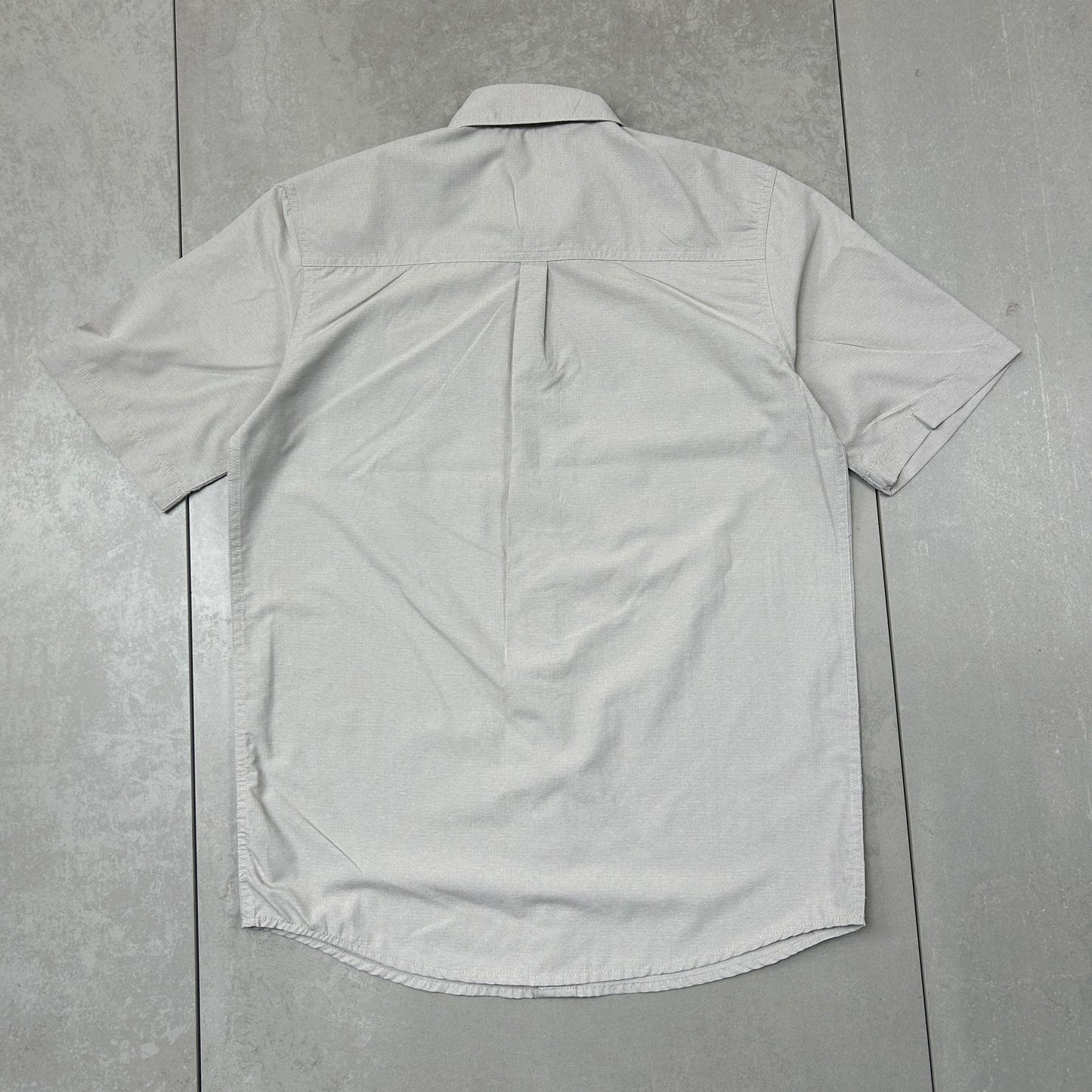 Vintage Wrangler Short Sleeve Workwear Cream Shirt - S