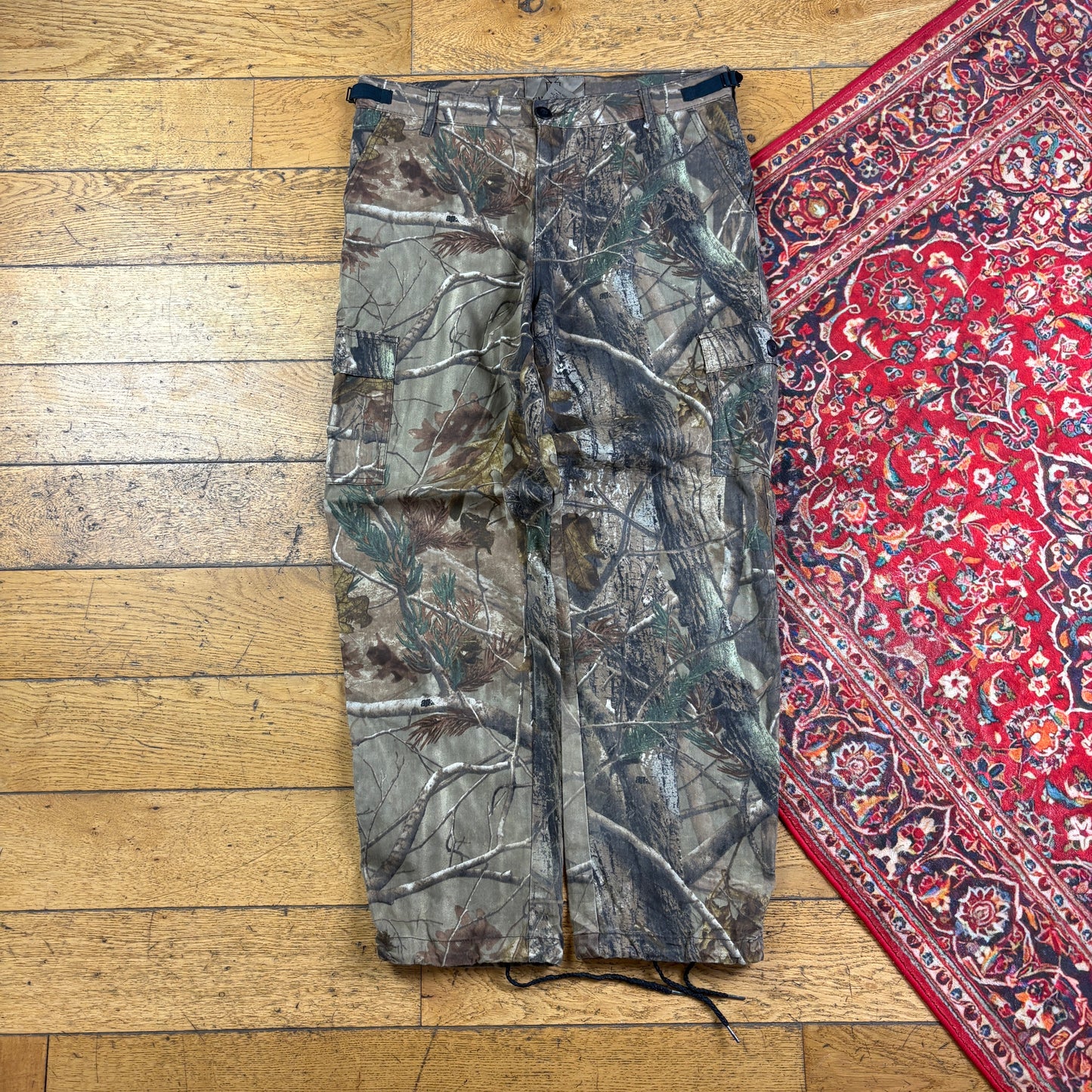 Vintage Real Tree Camo Green Hunting Workwear Trousers - 36