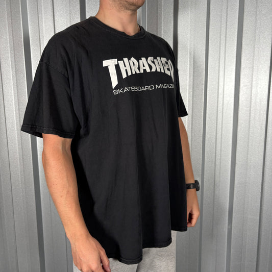 Thrasher Black Skate Graphic T Shirt - 2XL