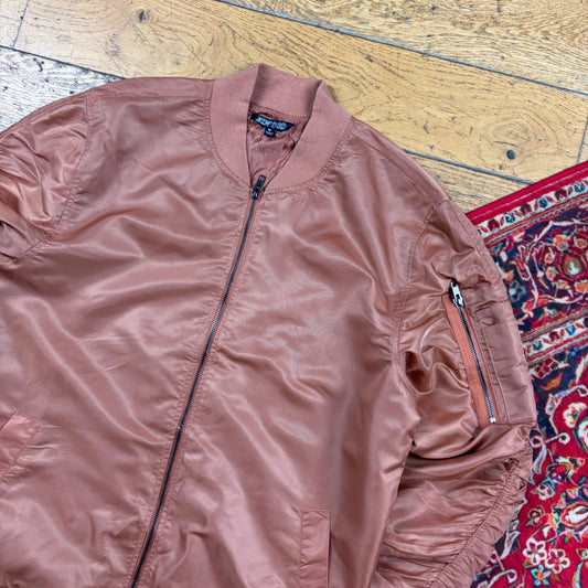 Vintage Brown MA-1 Bomber Jacket - M