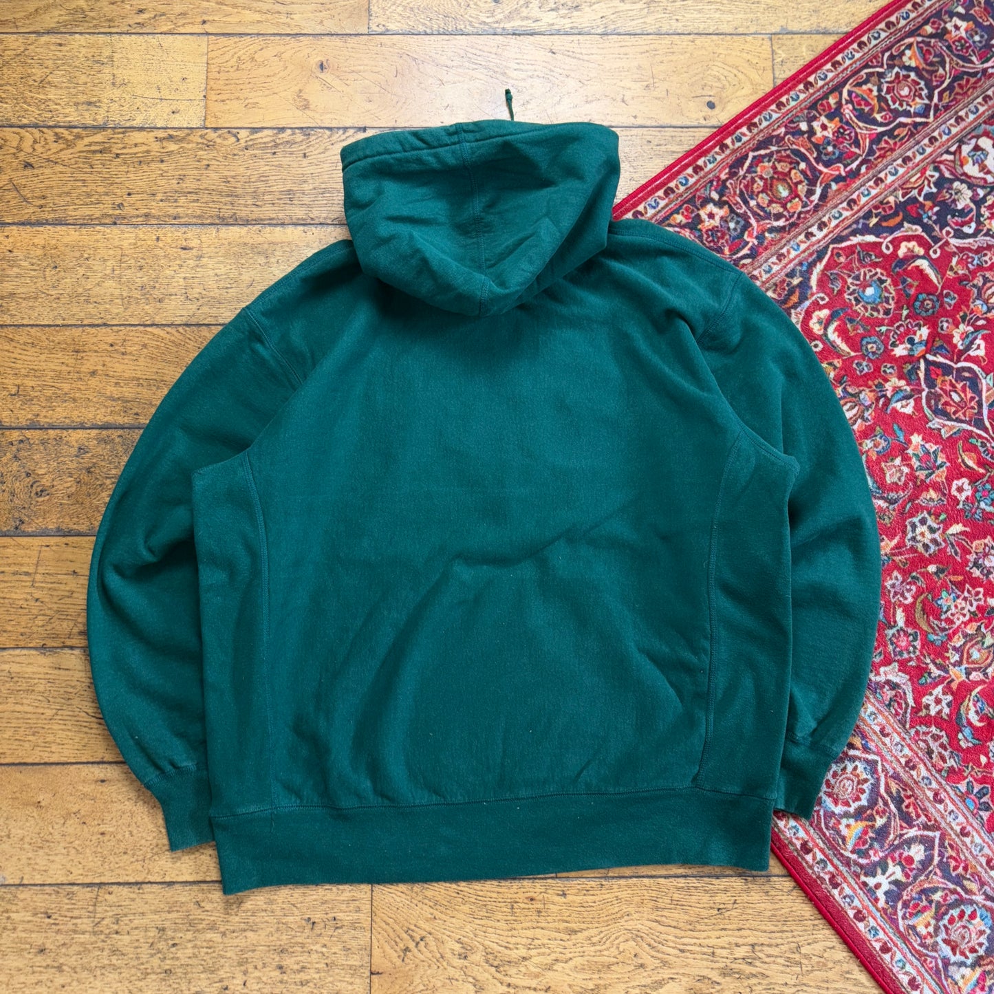 Vintage Supreme Green Arabic Hoodie Embroidered Sweatshirt - XL
