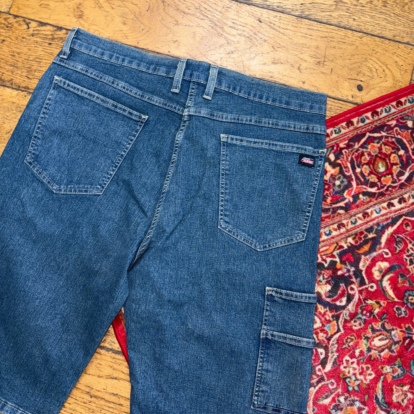 Vintage Dickies Workwear Carpenter Blue Shorts - 36