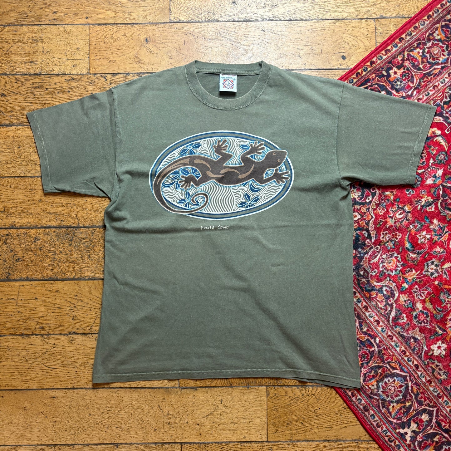 Vintage Green Surfwear Graphic T-Shirt - XL