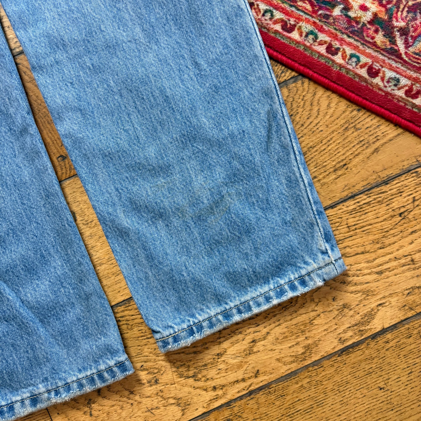 Vintage Levis Womens Low Pro Straight Blue Denim Jeans - Size 10