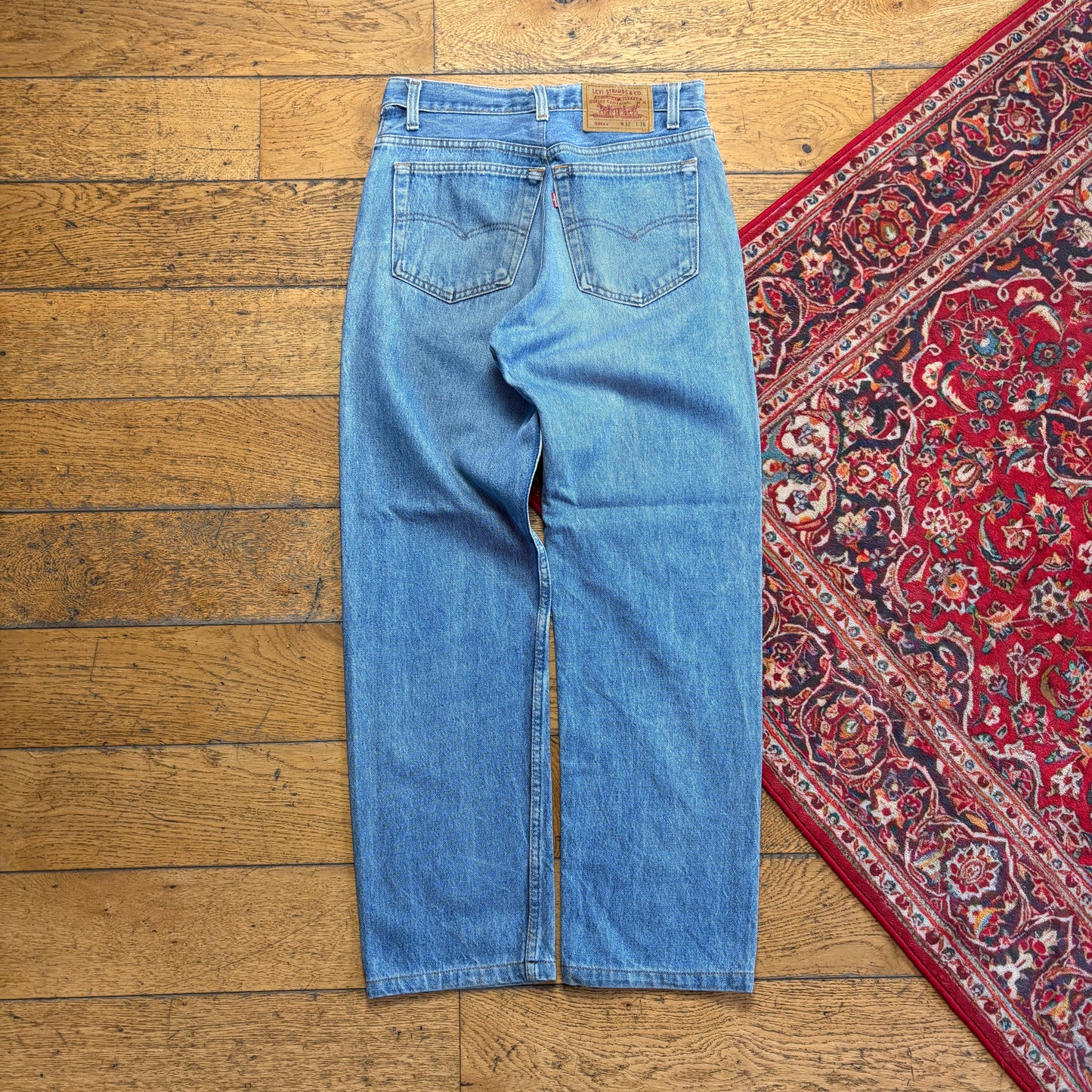 Vintage Levis 501 Straight Blue Denim Jeans - 30S