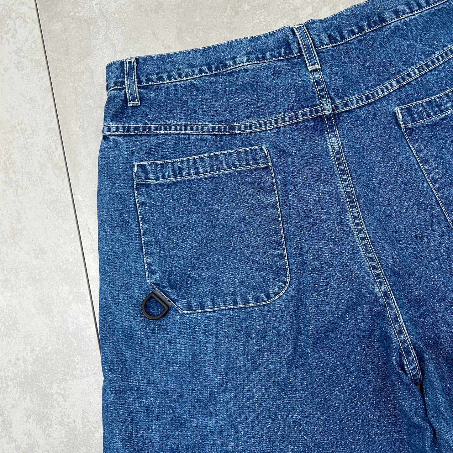 Vintage Levis L2 Hip Hop Baggy Blue Shorts Jorts - 36