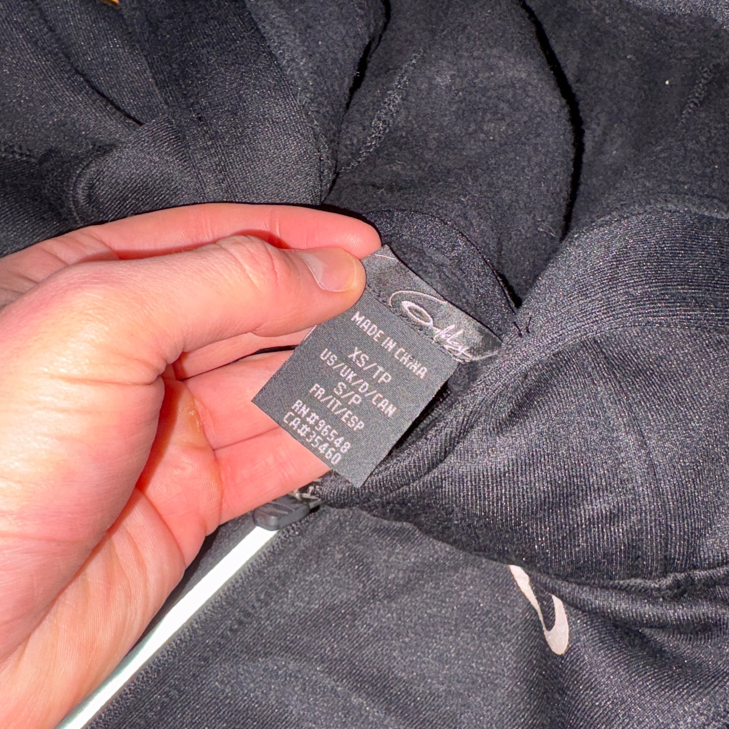 Vintage Oakley Black Womens Sport Running Hoodie Sweatshirt - XS