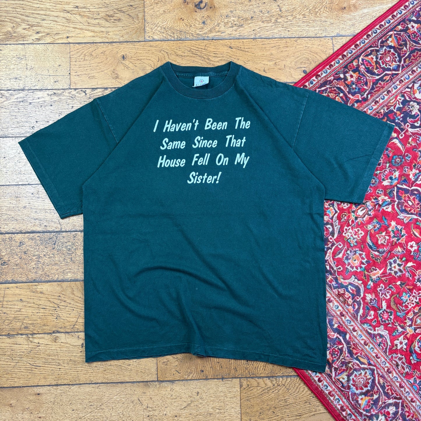 Vintage 90s Wicked Green Funny Single Stitch Graphic T-Shirt - XL