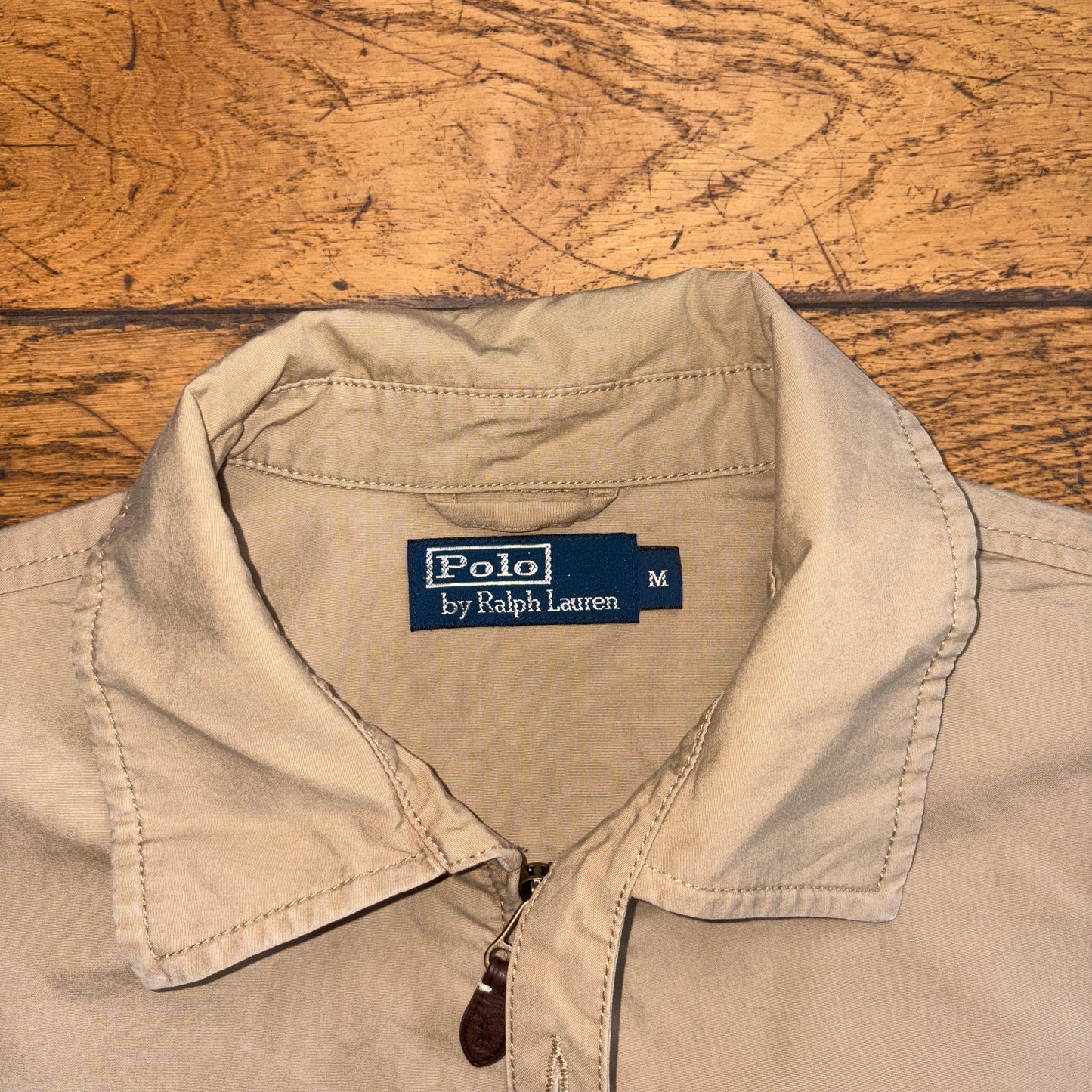 Vintage Ralph Lauren Brown Cream Harrington Jacket - M