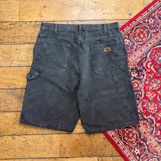 Vintage Dickies Brown Workwear Carpenter Baggy Shorts - 34