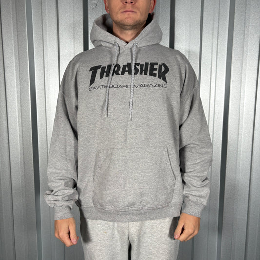 Thrasher Grey Skate Hoodie Sweatshirt - XL