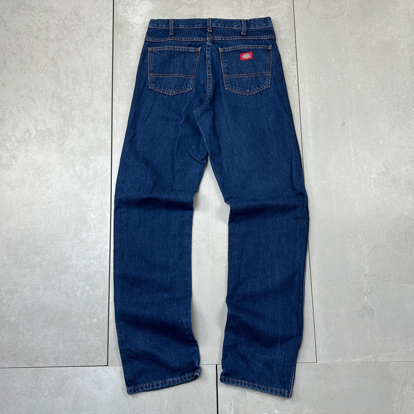 Vintage Dickies Blue Workwear Carpenter Baggy Jeans - 32