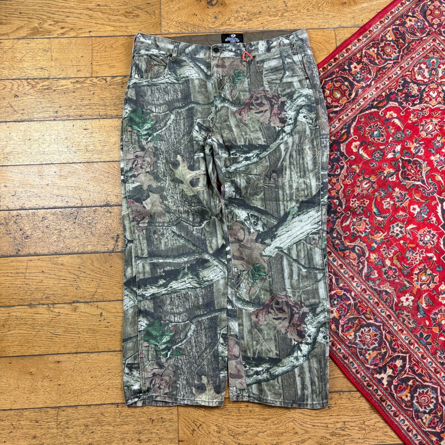 Vintage Real Tree Camo Green Hunting Workwear Trousers - 38