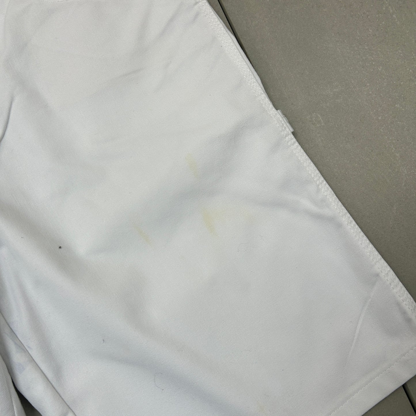 Vintage Dickies Workwear Carpenter White Baggy Shorts - 34