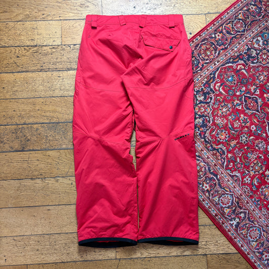 Vintage Oakley Red Ski Baggy Salopettes Trousers - L