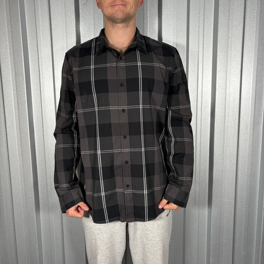 Oakley Black Grey Check Shirt - XL