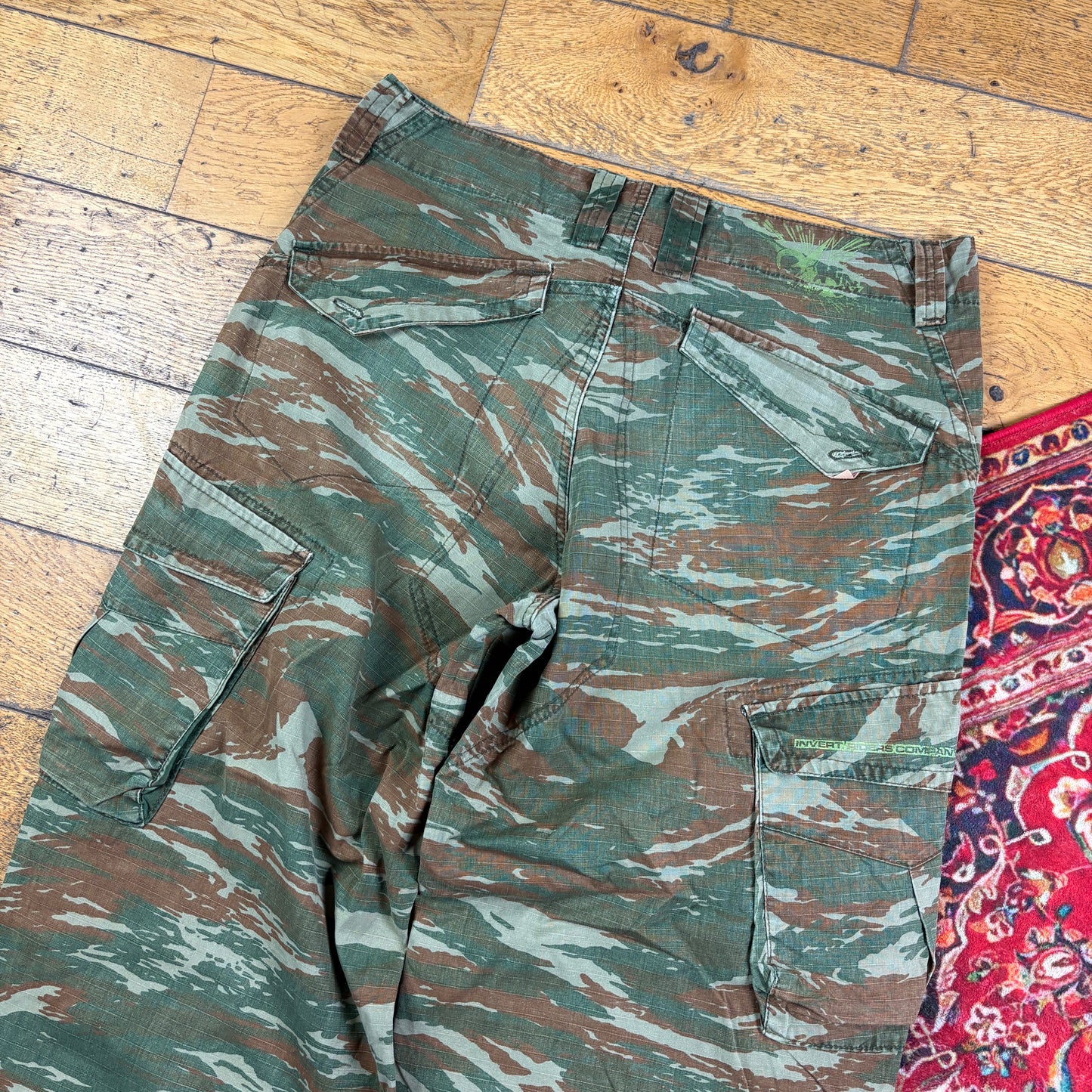 Vintage Real Tree Camo Green Hunting Workwear Trousers - 36