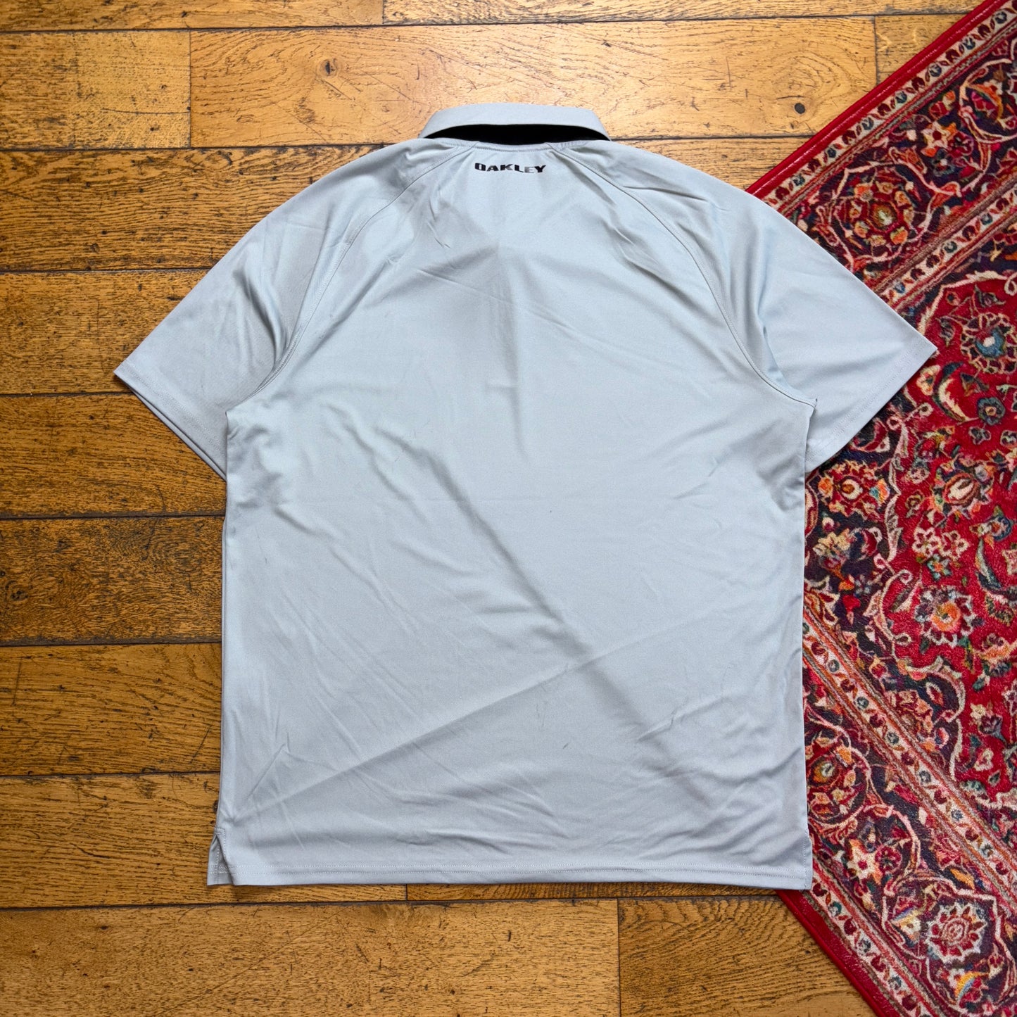 Vintage Oakley Grey Golf Polo Shirt - L