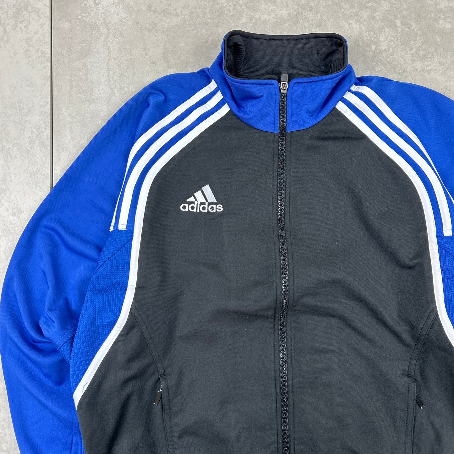 Vintage Adidas Blue Tracksuit Track Shell Windbreaker Jacket - S