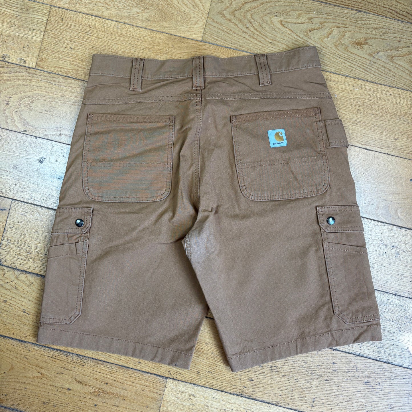 Vintage Carhartt Brown Workwear Baggy Carpenter Shorts - 34