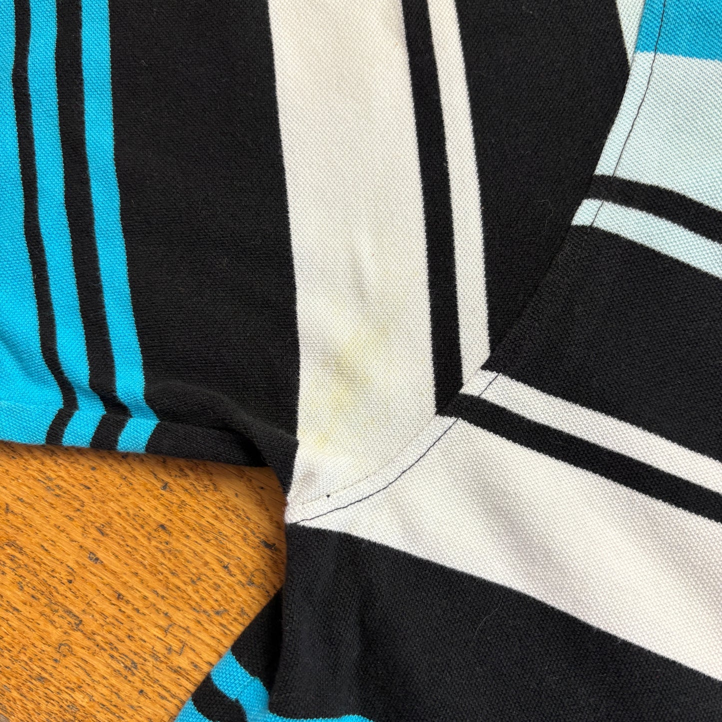 Vintage Southpole Blue Stripe Hip Hop Polo Shirt - S