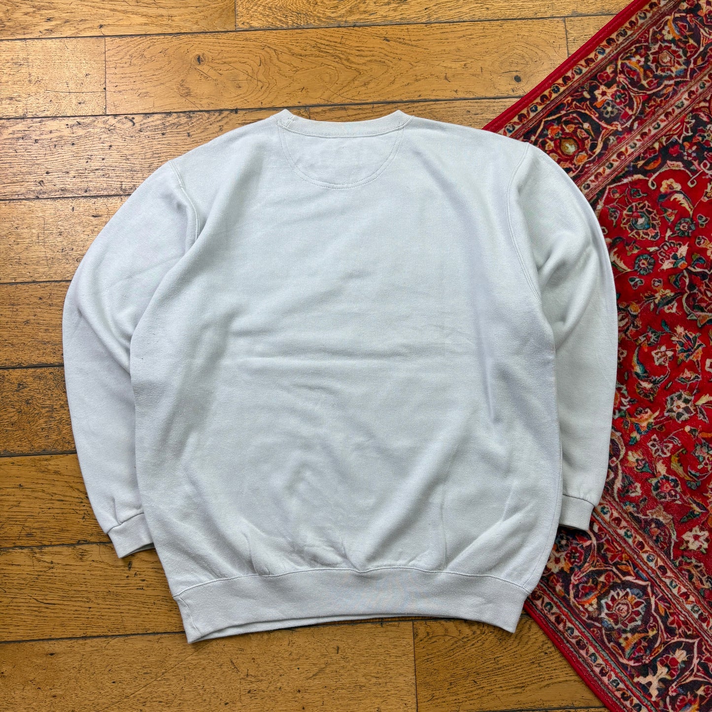 Vintage Champion Grey Embroidered Sweatshirt - L