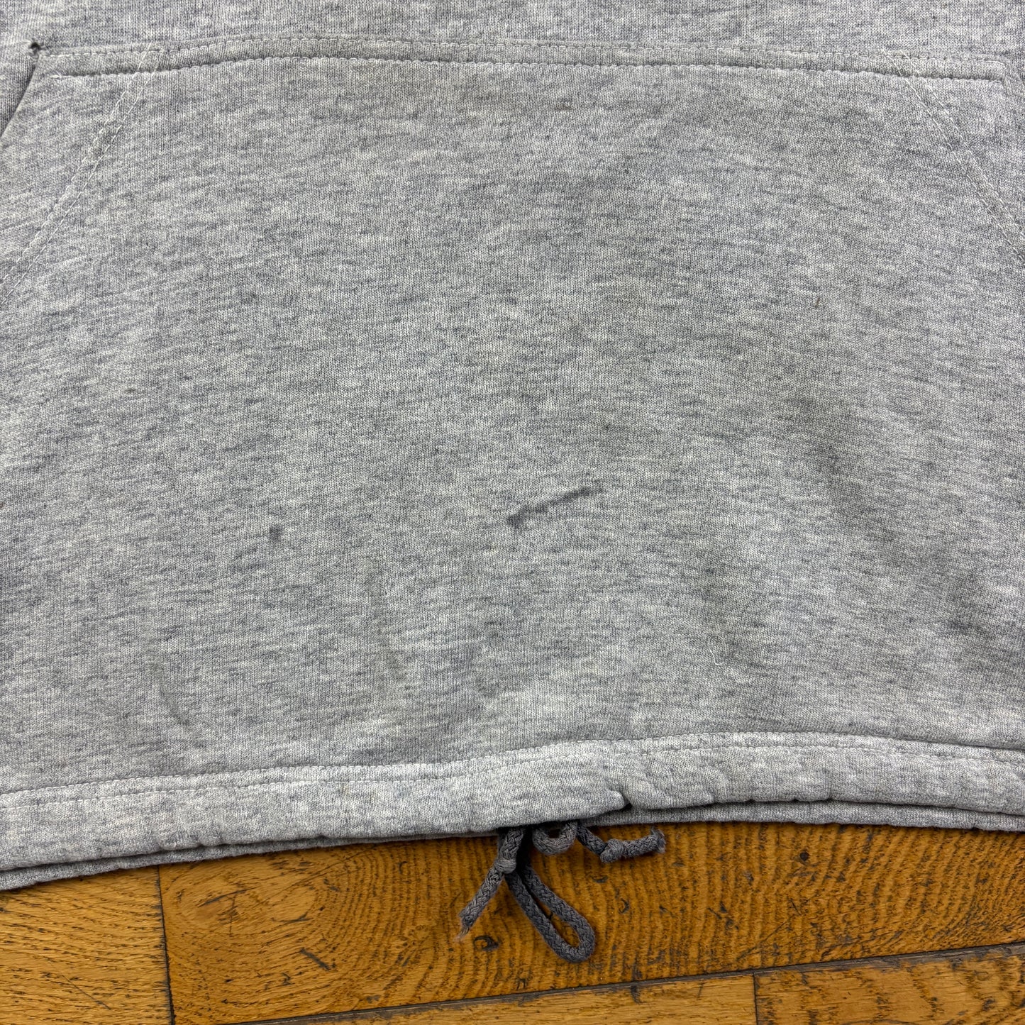 Vintage 90s Grey Hip Hop Hoodie Sweatshirt - 2XL