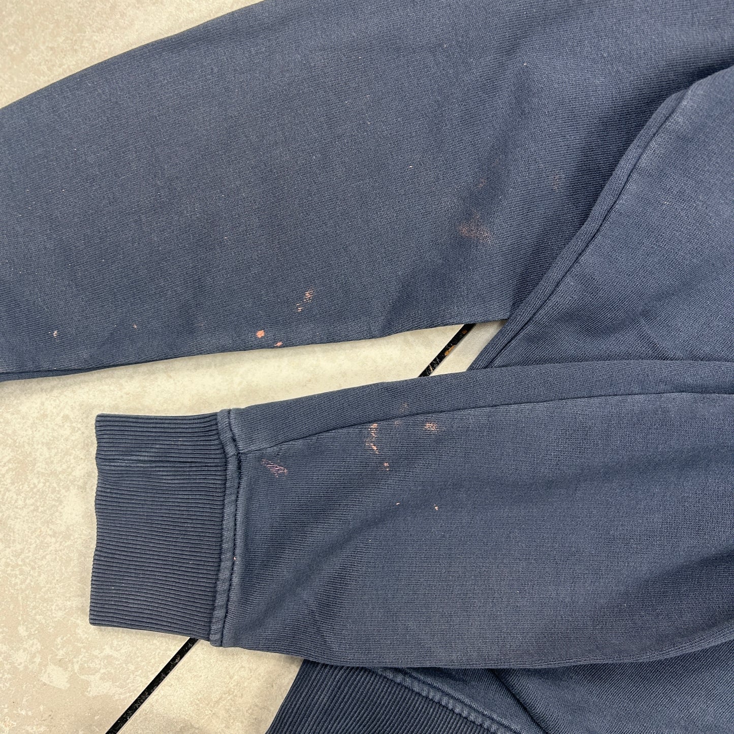 Vintage Timberland Spellout Embroidered Navy Sweatshirt - L