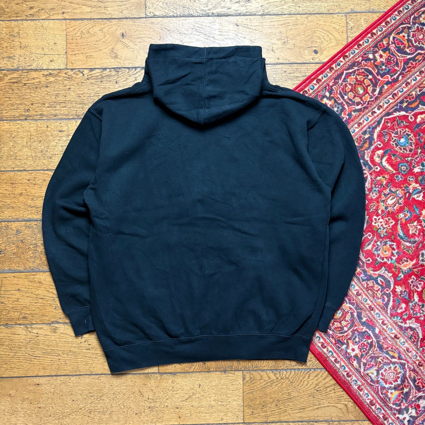Vintage Thrasher X Santa Cruz Black Skate Hoodie Sweatshirt - XL
