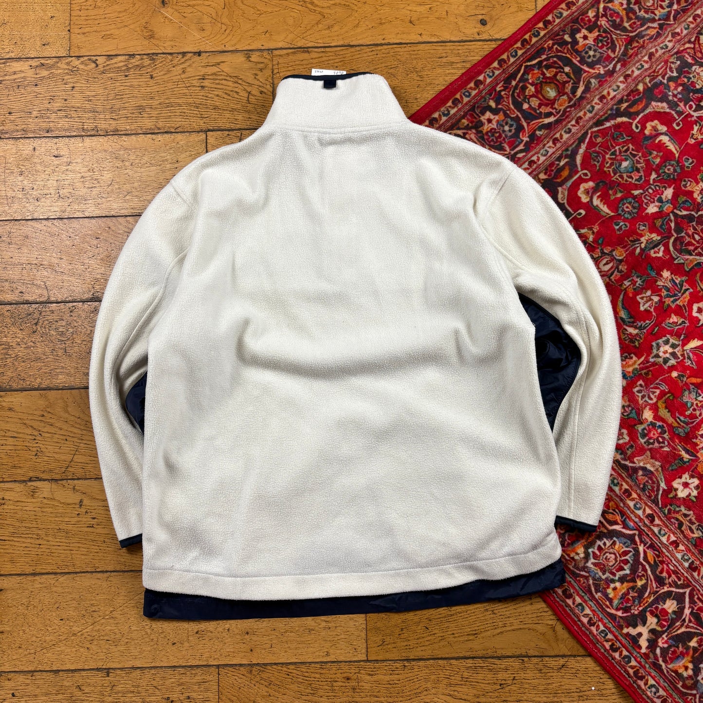 Vintage Kickers Cream Embroidered Fleece Sweatshirt - L